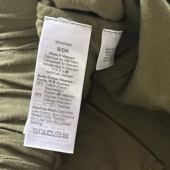 Madewell Pull-On 3.5” Shorts in Desert Olive Green Women’s Small H5956 - Picture 7 of 8